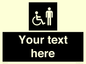 Custom information: black panel disabled and male